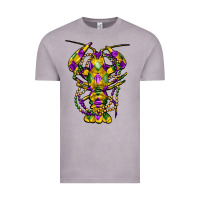 Vintage Zinc mardi gras crawfish Vintage Tee - FaDigitalArtStudio
