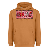 Meerkat Pink Love Kiss Valentine's Day Heavyweight Hoodie - RanaPortraitStore
