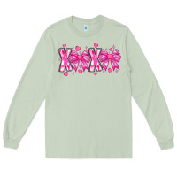 Matcha XOXO Valentines Long Sleeve Tee - CowhideDigitalArt
