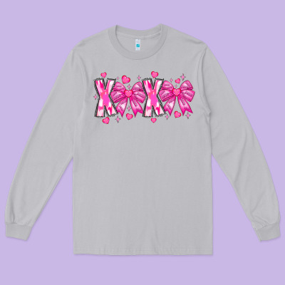 Xoxo Valentines Long Sleeve Tee Designed By Cowhidedigitalart