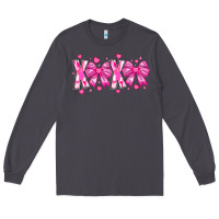Smoke XOXO Valentines Long Sleeve Tee - CowhideDigitalArt