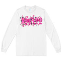 White XOXO Valentines Long Sleeve Tee - CowhideDigitalArt