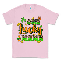 Bubblegum Pink One lucky Mama St. Patrick's Day Classic Tee - CowGirlArtShop