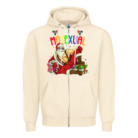 Sandshell mens ho ho ho mosexual Zipper Hoodie - DesigneFamous