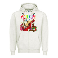 Oatmeal Heather mens ho ho ho mosexual Zipper Hoodie - DesigneFamous