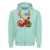 Seafoam mens ho ho ho mosexual Zipper Hoodie - DesigneFamous