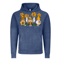 Vintage Denim Honey Gnome Vintage Hoodie - CowhideDigitalArt
