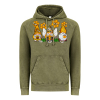 Vintage Olive Honey Gnome Vintage Hoodie - CowhideDigitalArt