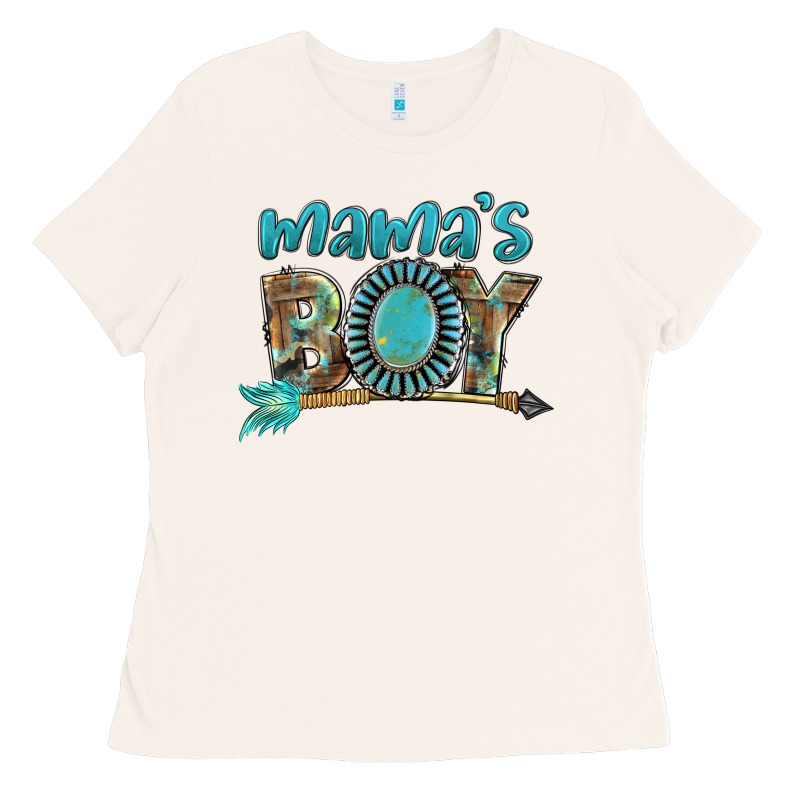 Mama's Boy Mother's Day Ladies Tee by FaDigitalArtStudio | Teevron