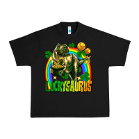 Black luckysaurus Urban Heavy Tee - FaDigitalArtStudio