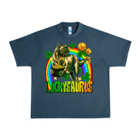 Midnight Navy luckysaurus Urban Heavy Tee - FaDigitalArtStudio