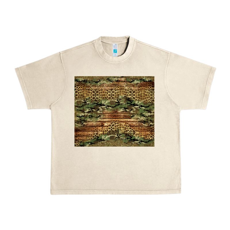 Camo Leopard And Glitter Tumbler Urban Heavy Tee by Jasminsmagicworld | Teevron