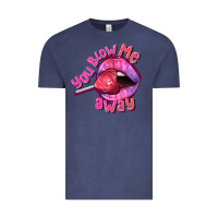 Vintage Denim You Blow Me Away Valentines Day Vintage Tee - FaDigitalArtStudio