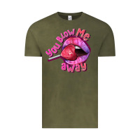 Vintage Olive You Blow Me Away Valentines Day Vintage Tee - FaDigitalArtStudio