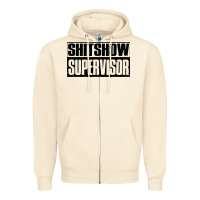 Sandshell shitshow supervisor Zipper Hoodie - DesigneFamous