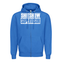 True Royal shitshow supervisor Zipper Hoodie - DesigneFamous