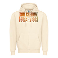 Sandshell shitshow supervisor Zipper Hoodie - DesigneFamous