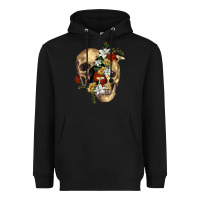 Black nature skull Heavyweight Hoodie - RanaPortraitStore