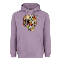 Lavender nature skull Heavyweight Hoodie - RanaPortraitStore