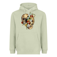 Matcha nature skull Heavyweight Hoodie - RanaPortraitStore