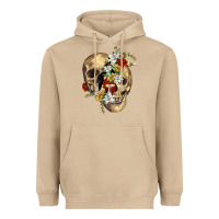 Mushroom nature skull Heavyweight Hoodie - RanaPortraitStore