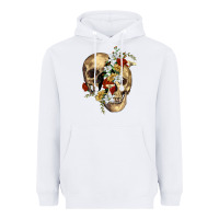 White nature skull Heavyweight Hoodie - RanaPortraitStore