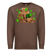 Chestnut st patrick's day cow family Premium Sweatshirt - RanaPortraitStore