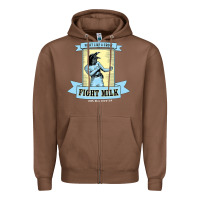 Chestnut fight milk classic Zipper Hoodie - DesigneFamous