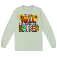 Matcha The Only Hell My Momma Ever Long Sleeve Tee - CowhideDigitalArt