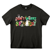 Asphalt Don't worry be hoppy Easter Day Heavy Core Tee - HowdyJamesFarm