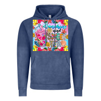 Vintage Denim summer vibes with sweet tea Vintage Hoodie - CowhideDigitalArt