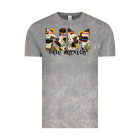 Cloud Rock new mexico state cowhide serape cactus Vintage Tee - RanaPortraitStore