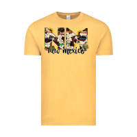 Vintage Mustard new mexico state cowhide serape cactus Vintage Tee - RanaPortraitStore