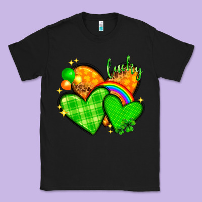 St. Patrick's Day Hearts St. Patricks Day Classic Tee Designed By Howdyjamesfarm