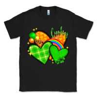 Black St. Patrick's Day hearts St. Patricks day Classic Tee - HowdyJamesFarm