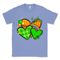 Colony Blue St. Patrick's Day hearts St. Patricks day Classic Tee - HowdyJamesFarm