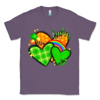 Lavender St. Patrick's Day hearts St. Patricks day Classic Tee - HowdyJamesFarm