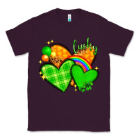 Plum St. Patrick's Day hearts St. Patricks day Classic Tee - HowdyJamesFarm