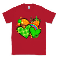 Red St. Patrick's Day hearts St. Patricks day Classic Tee - HowdyJamesFarm