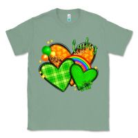 Sage St. Patrick's Day hearts St. Patricks day Classic Tee - HowdyJamesFarm