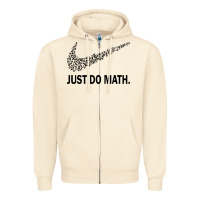 Sandshell just do math Zipper Hoodie - DesigneFamous