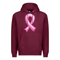 Burgundy Balloon cancer ribbon Premium Hoodie - Artiststas