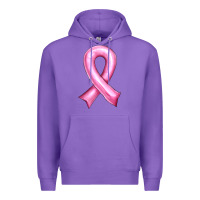 Purple Balloon cancer ribbon Premium Hoodie - Artiststas