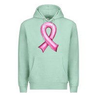Seafoam Balloon cancer ribbon Premium Hoodie - Artiststas