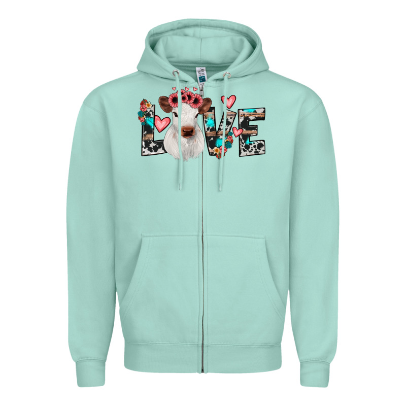 Calf Love Zipper Hoodie by JahusDesignShop | Teevron
