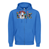 True Royal calf love Zipper Hoodie - JahusDesignShop