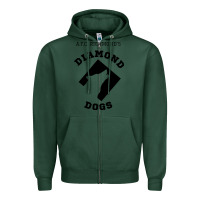 Sports Green lassos diamond dogs classic Zipper Hoodie - DesigneFamous