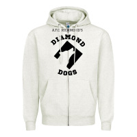 Oatmeal Heather lassos diamond dogs classic Zipper Hoodie - DesigneFamous