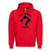 Red lassos diamond dogs classic Zipper Hoodie - DesigneFamous