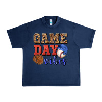 Navy game day vibes Urban Heavy Tee - BundleAndBundleShop